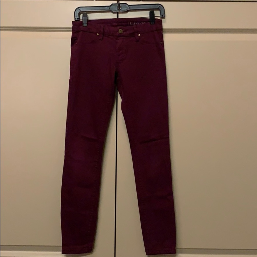 BlankNYC Maroon Jeans